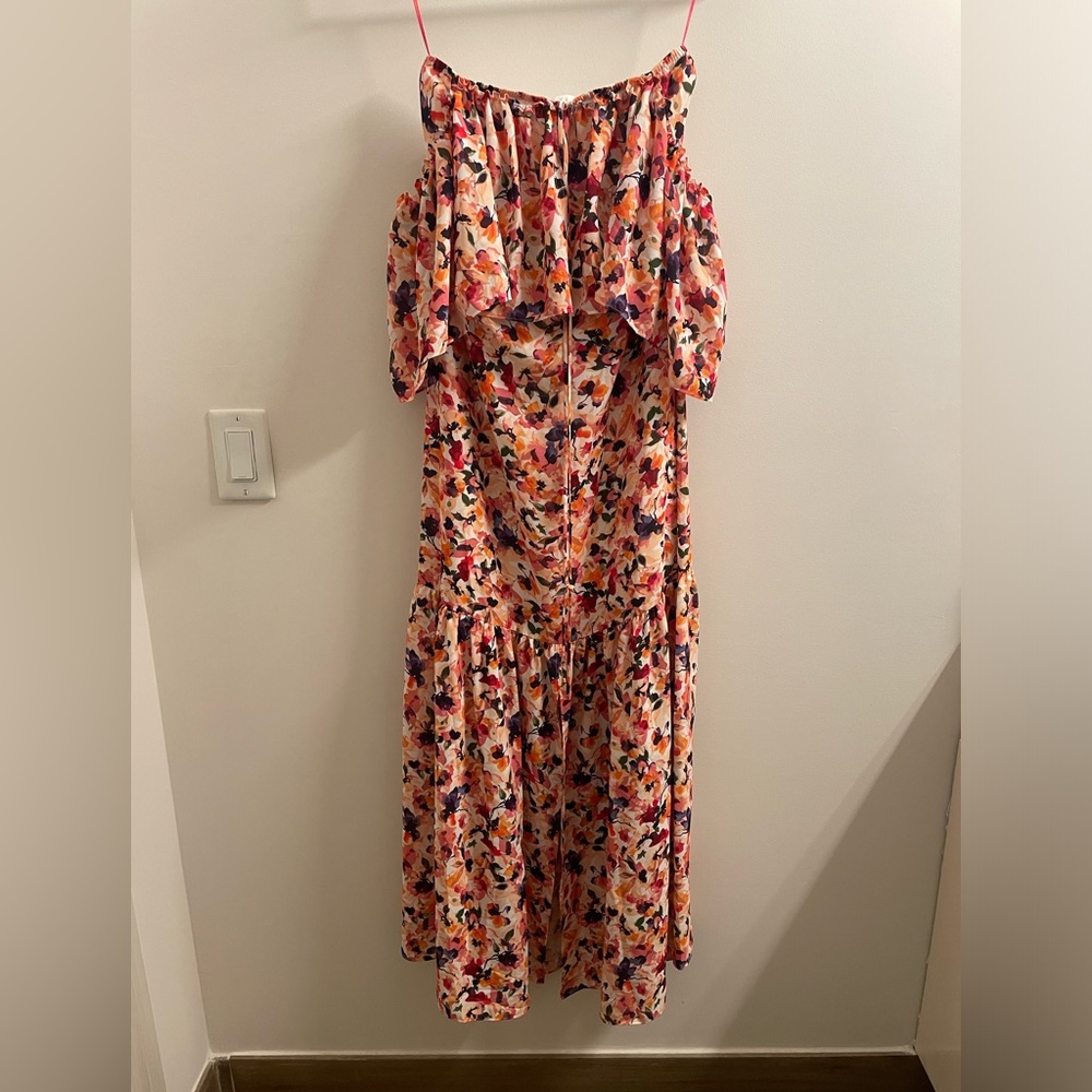 Vibrant Floral Maxi Dress